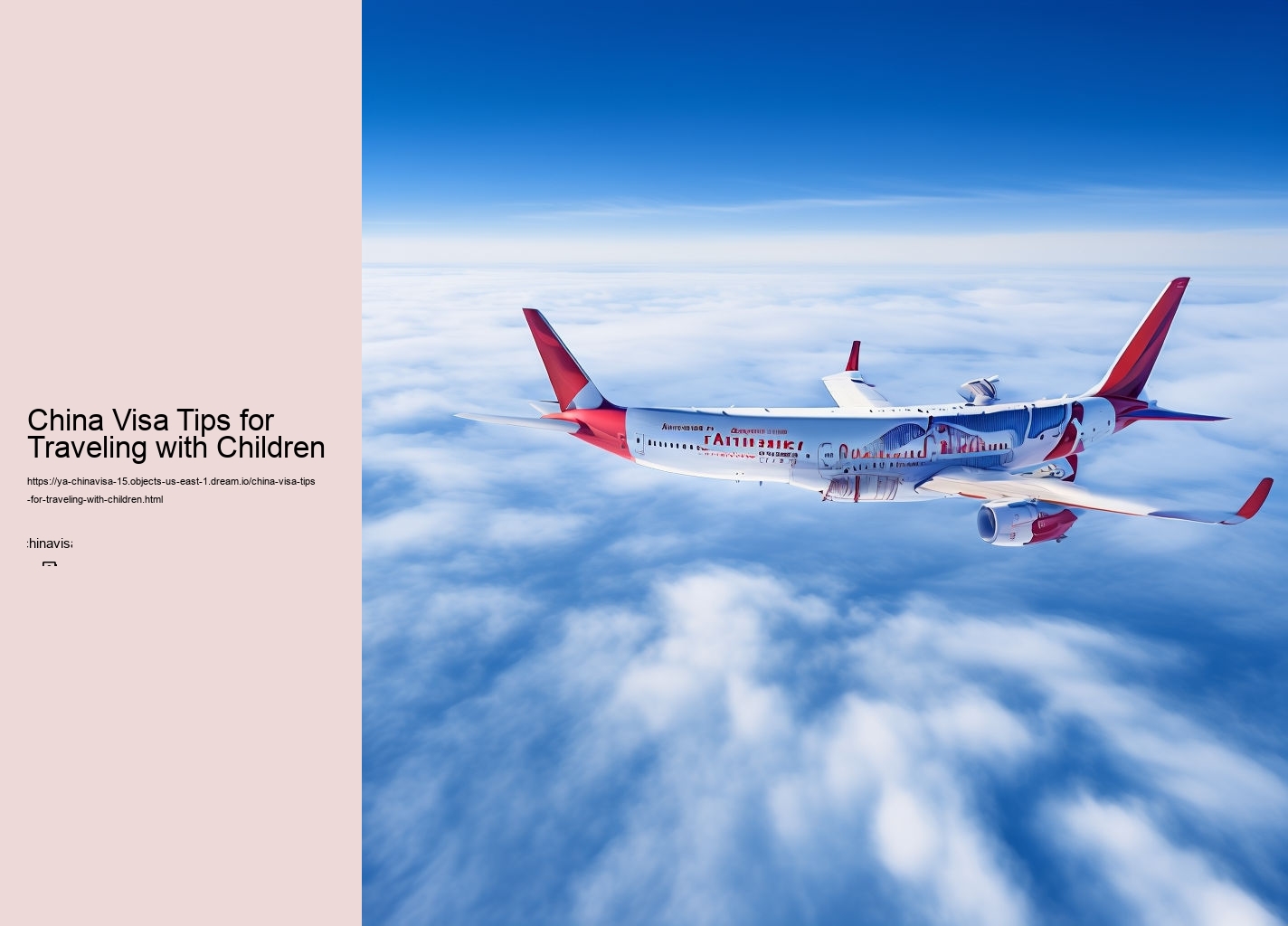 China Visa Tips for Traveling with Children